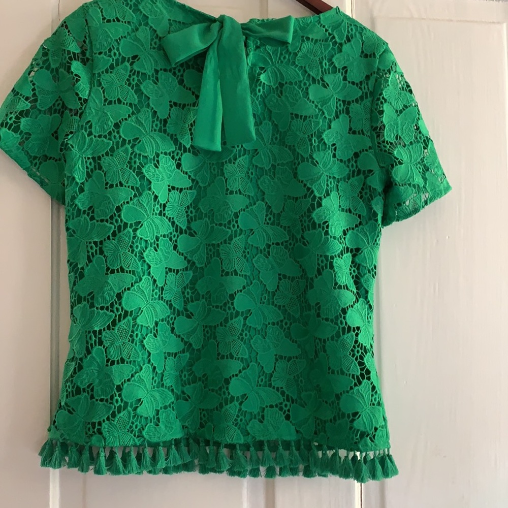 Talbots green top - Picture 2 of 4